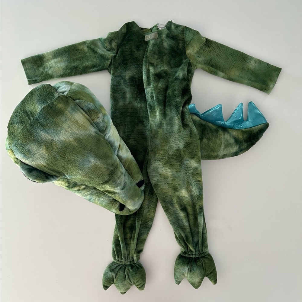 Pottery Barn Kids Green Dinosaur Costume